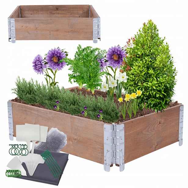 Kaskádový záhon s nastavitelnou schránkou na zeleninu pařeniště, impregnace 20x60x80