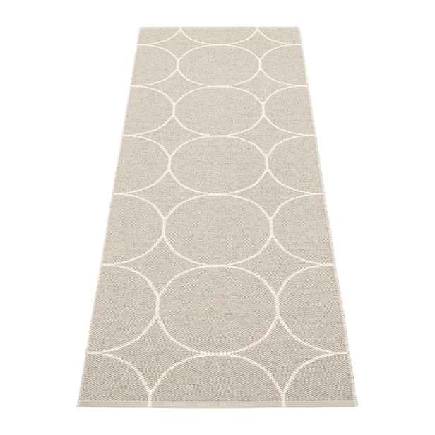 Krémový vnitřní a venkovní běhoun 70x200 cm Boo Linen – Pappelina