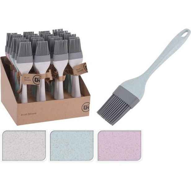 mašlovačka 22,5cm-štěteček, 3 barvy, SILIKON, plast