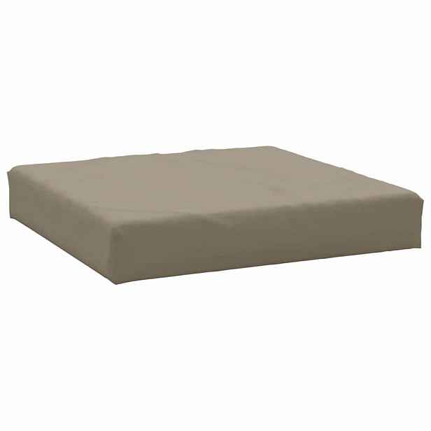 vidaXL Poduška na palety taupe 60 x 60 x 6 cm oxfordská látka