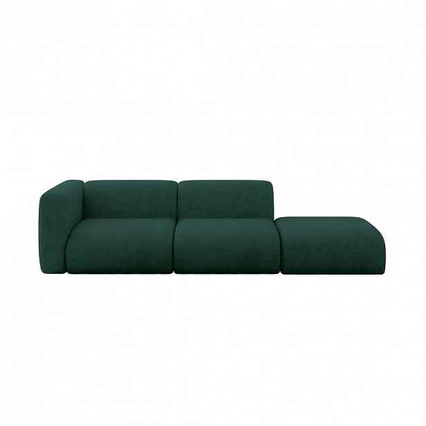 ALTDECOR POHOVKA S LEVOU OTOMANOU MIRA-S3 296x89x70 Zelená Velur