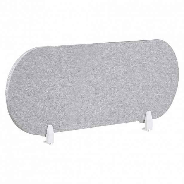 Beliani DĚLICÍ STĚNA NA STŮL Světle šedá 120x2x40 cm Sparky