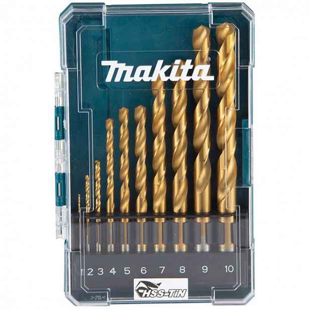 Makita - 10dílná sada vrtáků do kovu D-72849