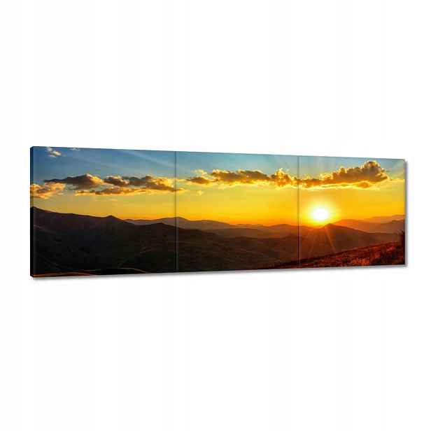 Obrazy 120x40 Krásný západ slunce
