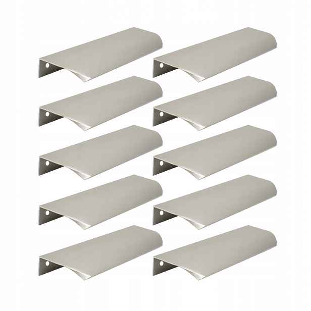 Set 10X Nábytková úchytka nábytková úchytka Inox Ocel 320/340 mm, lehká a odolná