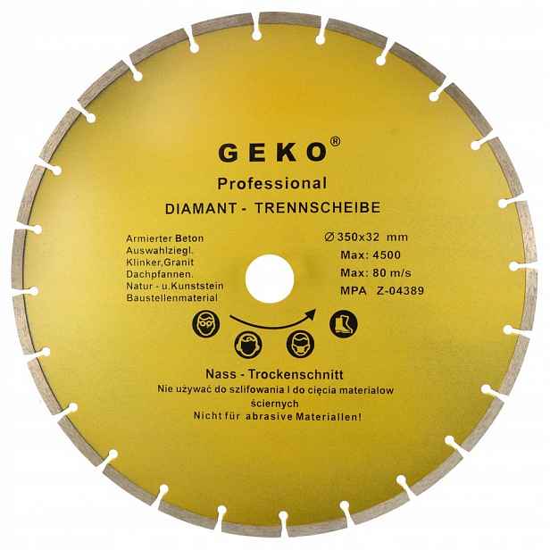Diamantový Kotouč Segmentový 350X32MM Beton Granitový