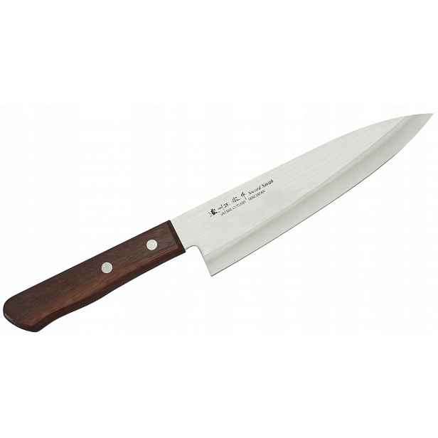 Nůž šéfkuchaře Satake Tomoko Gyuto 18 cm Japonsko U420J2 56 Hrc