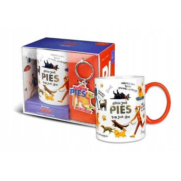 Sada Hrnek Přívěsek Na Klíče Pes