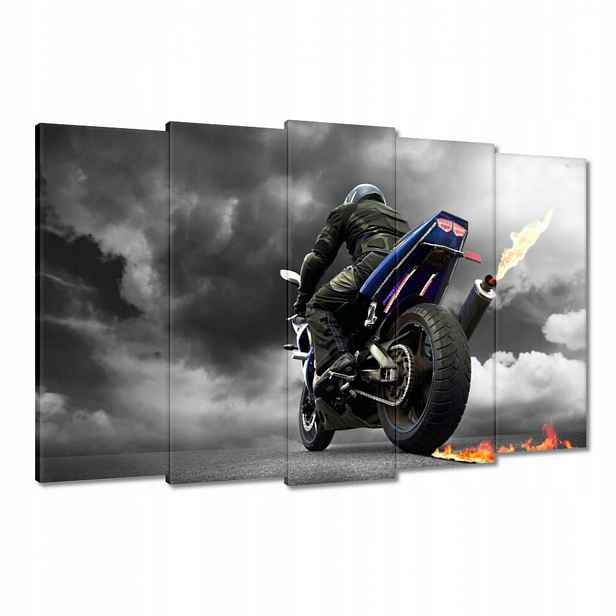 Obrazy 150x95 Modrý závodník Motor