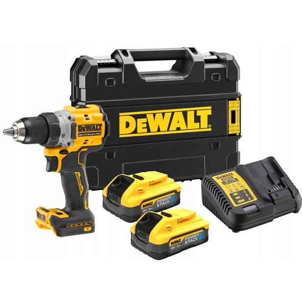Akumulátorová Vrtačka Aku Šroubovák Bldc 18V 90Nm 2x5Ah Powerstack DeWALT