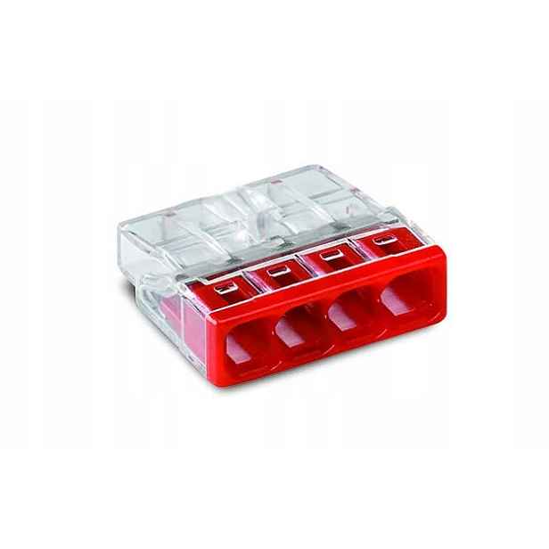 Elektrická spojka Wago 4x 0,5-2,5 mm 2273-204