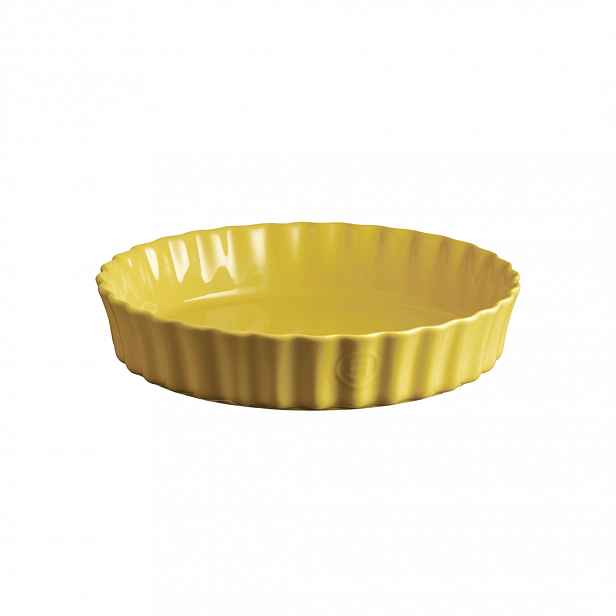 Emile Henry hluboká koláčová forma, Ø 28 cm, žlutá Provence