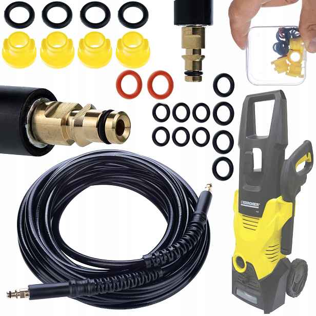 Sada Těsnění A Hadice Click-click 10 M Univerzální 2.640-729.0 Pro Karcher