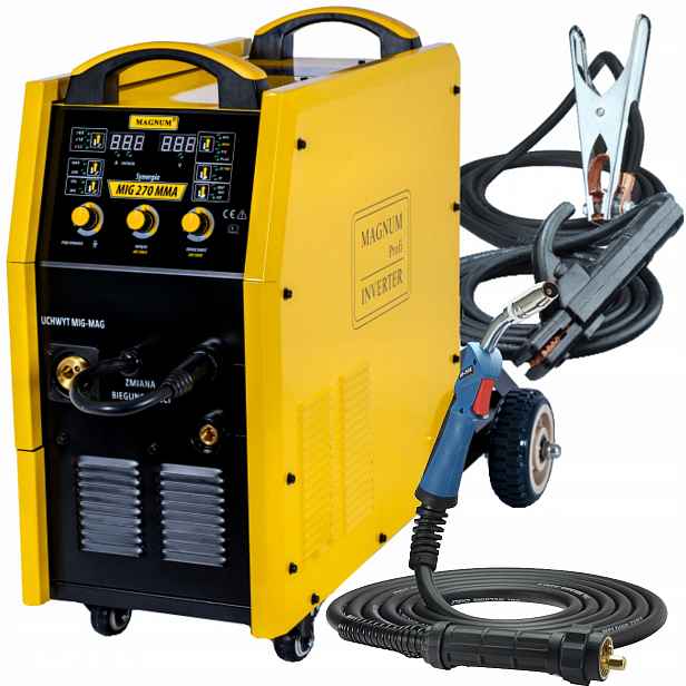 Svařovací Stroj Mig/mag Magnum Mig 270 Synergie Mma Tig Lift 400V