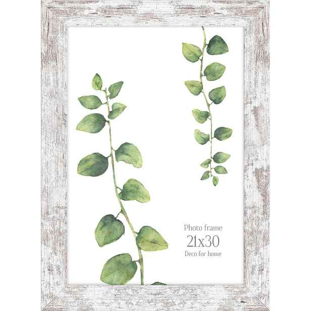 Světle šedý nástěnný rámeček Styler Narvik, 27 x 36 cm