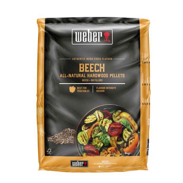 Weber dřevěné přírodní pelety BUK, 8 kg