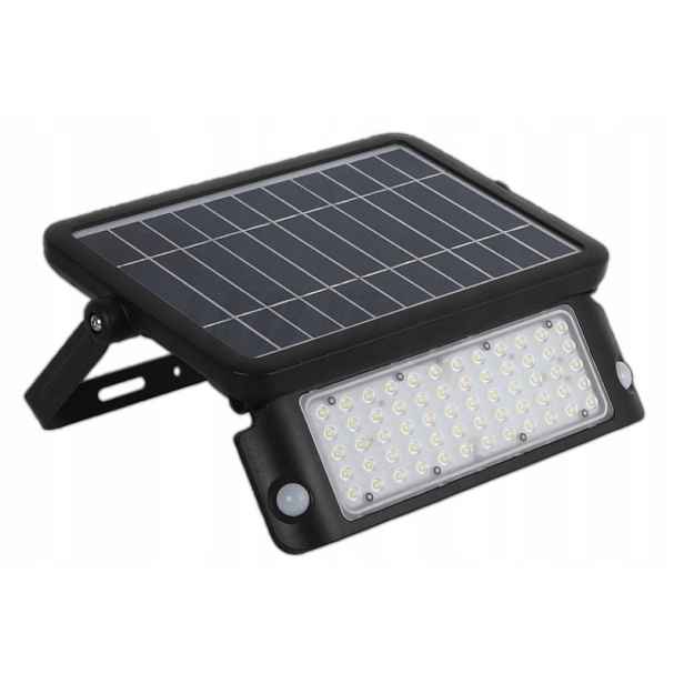Solární Led zářič 10W 4000K Voděodolný IP65