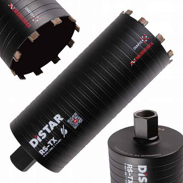 Diamantová Korunka Pro Vrtání Za Sucha Distar Rs-tx 1 1/4 Unc 142 mm x300