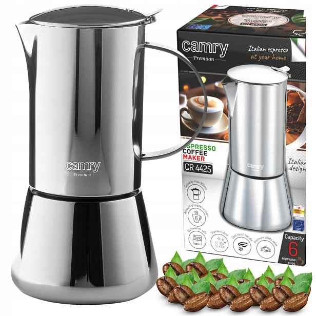 Camry Cr 4425 Kávovar 350 ml – Intenzivní espresso doma i na cestách