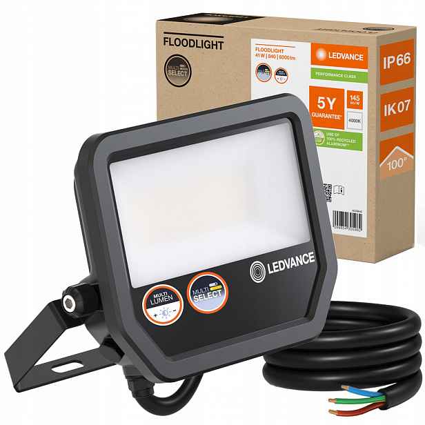 Led reflektorová lampa 41W 4000K Voděodolný Venkovní Ledvance Floodlight