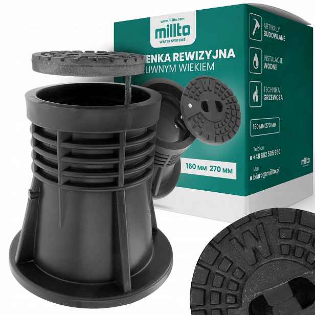 Revizní Šachta Kanalizační Litinová 110x150 mm Poklop ventilu Silný Ns