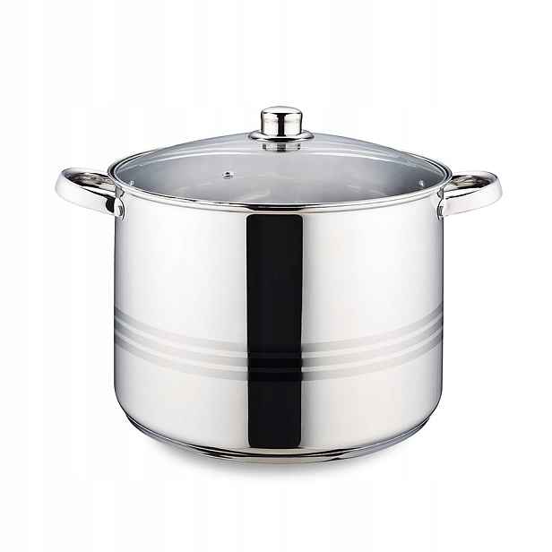 Velký ocelový Hrnec s indukčním víkem 30 cm 16 l Maestro MR-3517-16