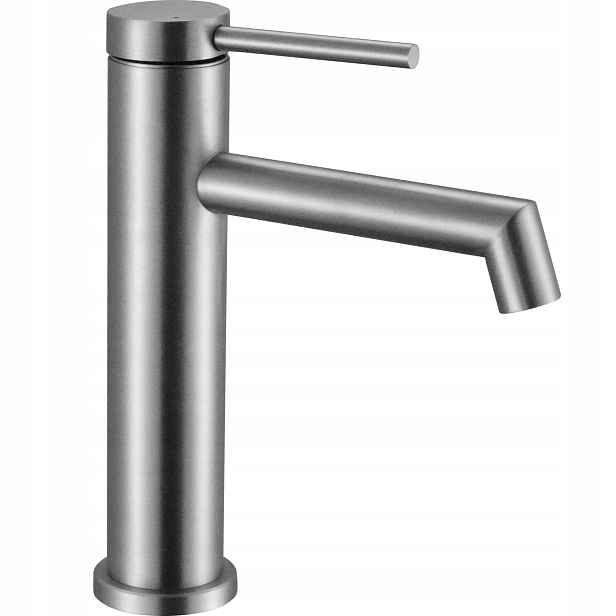 Umyvadlová baterie Foss Nízká Chrom Kartáčovaná Nikl Inox Rea