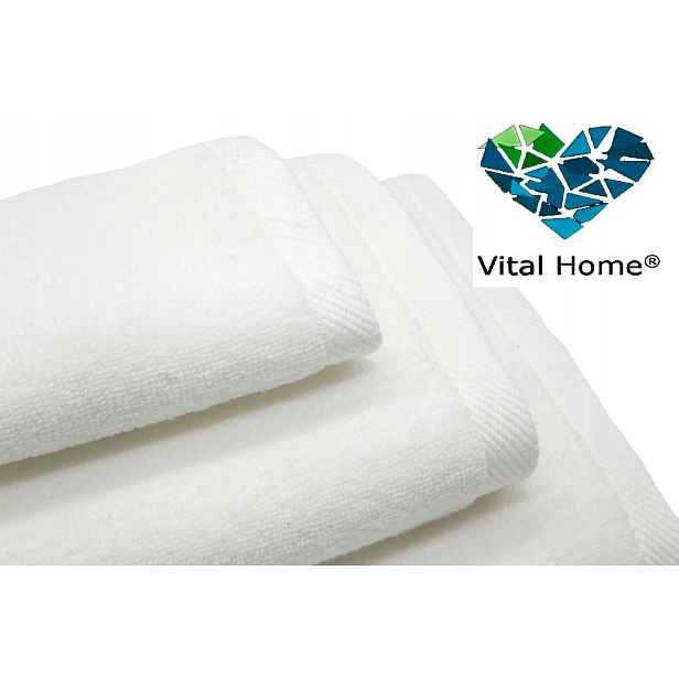 Saunová osuška Vitalhome Pure Cotton, bílá, hladká 80 x 200 cm, 500 g/m2