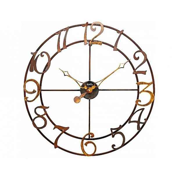 Designové nástěnné hodiny 9566 AMS 60cm