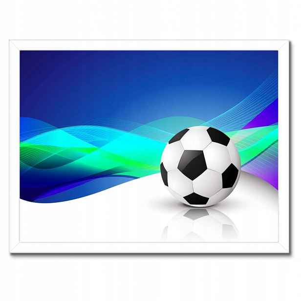 Plakáty v rámu 40x30 Fotbal Fotbalová noha