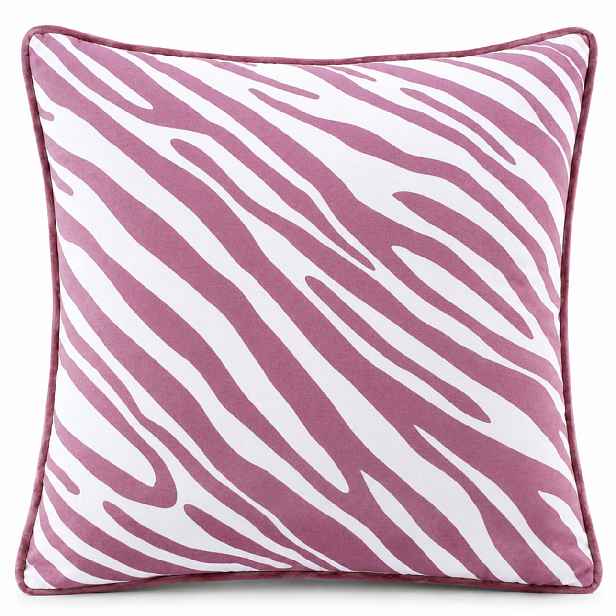 Povlak na polštář FUNNY růžová/bílá 45x45 cm Mybesthome