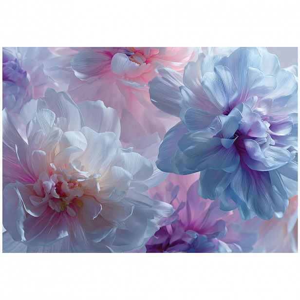 Wallarena FOTOTAPETA abstraktní květiny fialová 150x105 cm