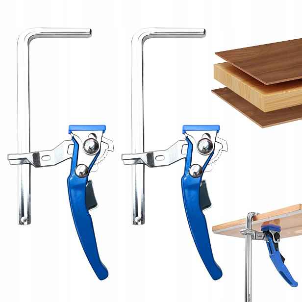 Zámečnický Stlačovač Kovaný Typ F Silný Úchop 220 Kg 160 MMX60 MM