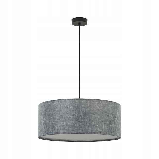 Závěsná lampa Earth, černé grafitové stínidlo 3xE27 Minimalistické Kulatý