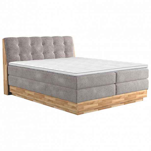 POSTEL BOXSPRING, 200/200 cm, béžová