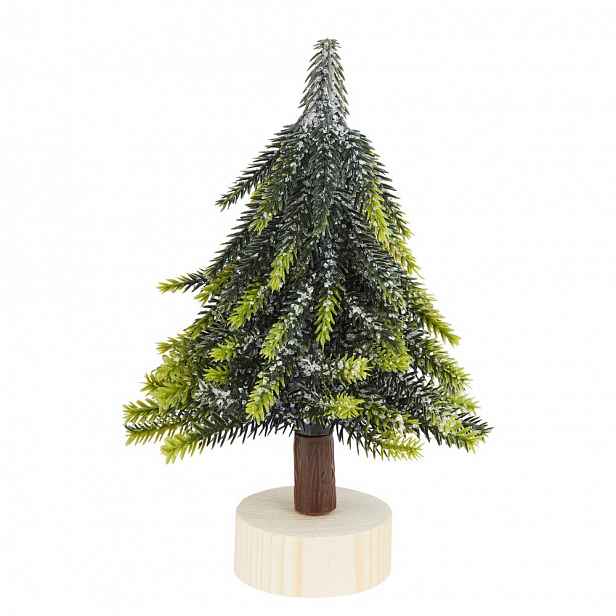 TREE OF THE MONTH Vánoční stromek s dřevěným stojanem 19 cm