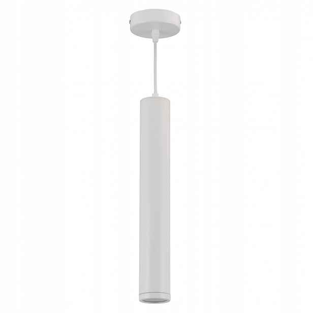 Závěsná lampa Porter Bílá Tuba 1xGU10 10x100 cm Stropní Svítidlo do pokoje