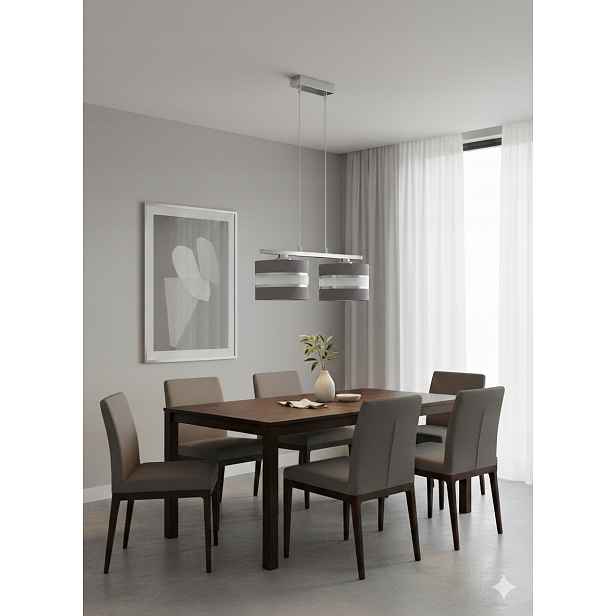 Euro-Lamp Závěsná lampa Ab Silver 2 Šedá 2x60W Výrobce