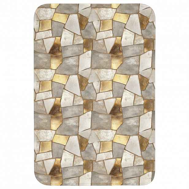 OnlyWow WC PŘEDLOŽKA Mozaika - Mramor - Zlato 60x90 cm
