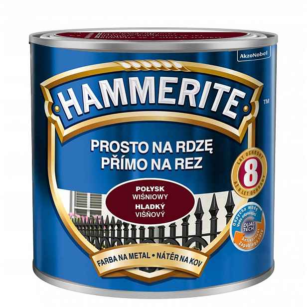 Hammerite Barva na rez 2,5L Třešňový Lesk