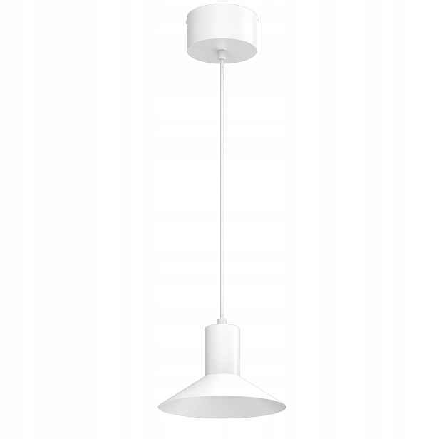 Luminex Nox závěsná lampa bílý kužel 20 cm 1xGU10