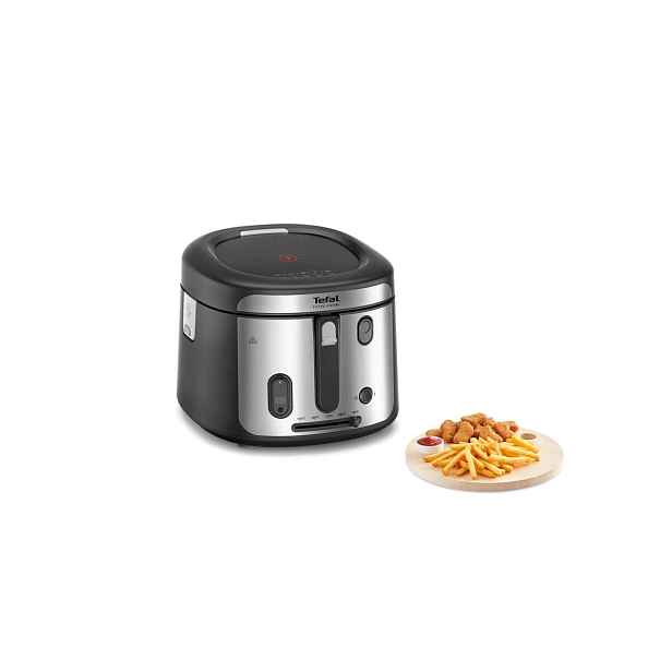 Olejová fritéza Tefal Filtra Vision+ Nerezová/černá