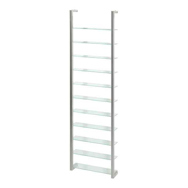 Patrová kovová police ve stříbrné barvě 46 cm Cubic – Spinder Design