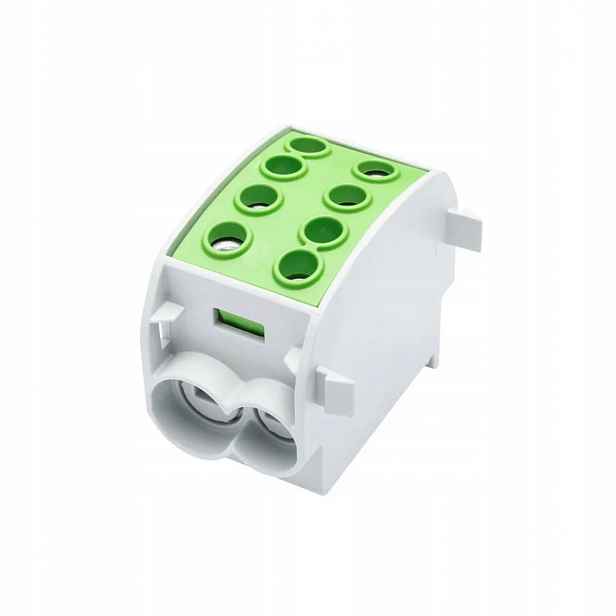 Rozvaděčový blok Scb 70 Al/Cu 1-bieh 80310 Simblock zelený