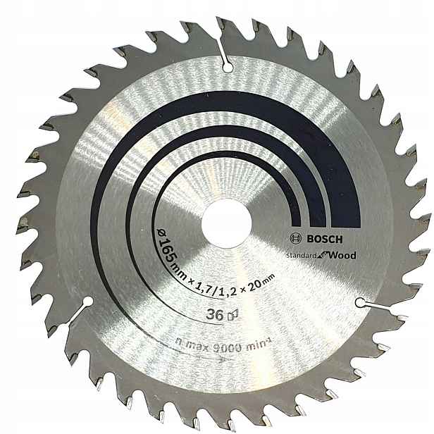 Bosch Pilový kotouč na dřevo 165 x 20 mm 36