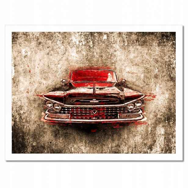 Plakáty v rámu 40x30 Červený Buick