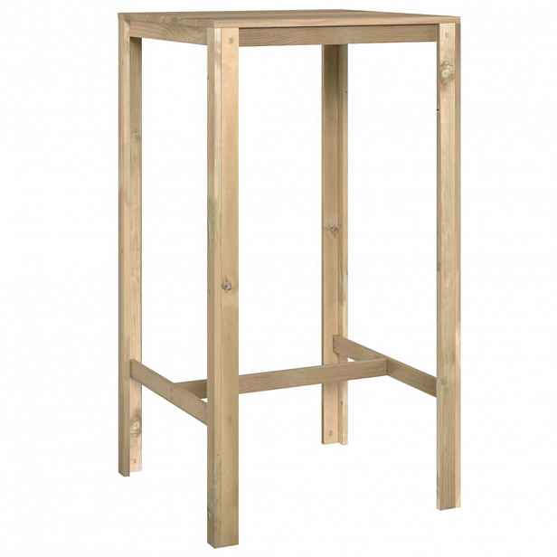 vidaXL Barový stůl 60 x 60 x 110 cm impregnovaná borovice