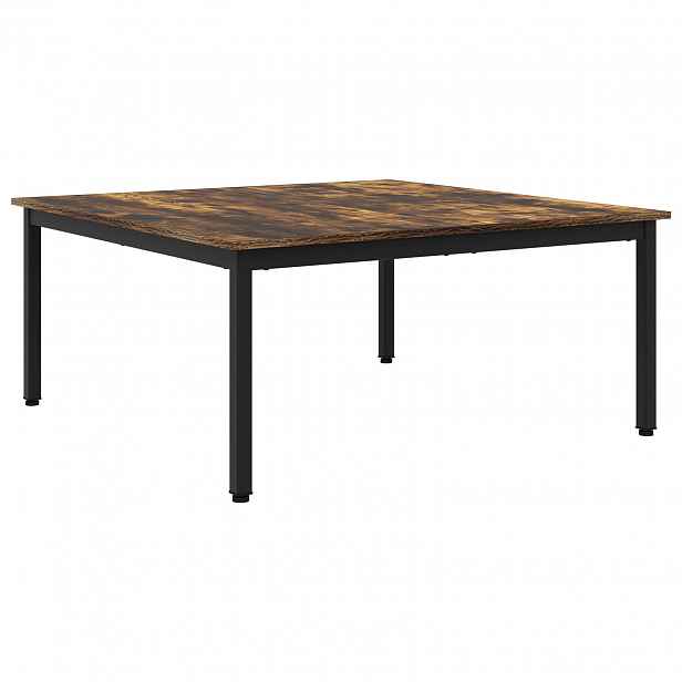 vidaXL Konferenční stolek Kouřový dub 100 x 100 x 45 cm