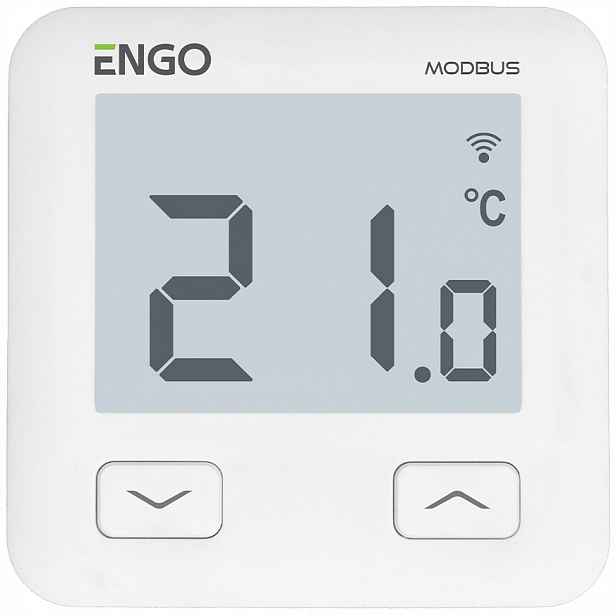 Engo Regulátor Teploty, Modbus, Internetový, Podomítkový, Wifi, Bílý