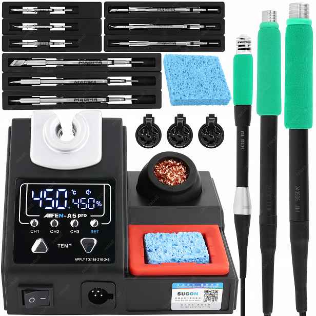 Pájecí Stanice Přesná Páječka Aifen A5 Pro 120W 9GR C245 C210 C115